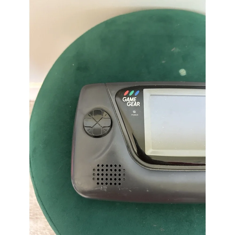 Sega Game Gear Launch Edition Black Handheld System MCWILL lcd mod,